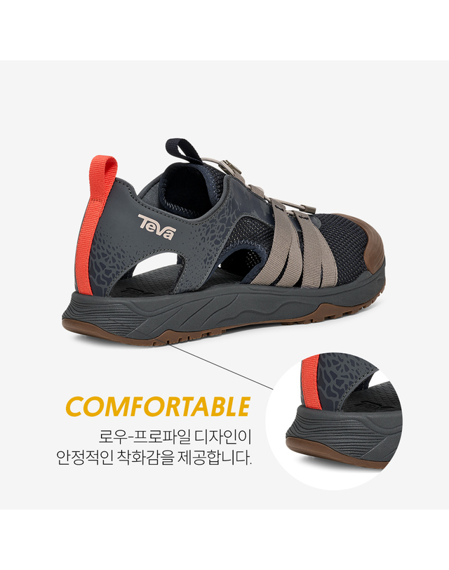 테바 [테바 본사공식] 남성 하이드라트렉 샌들 CT (DKS) STVM2614811-DKS 착용컷