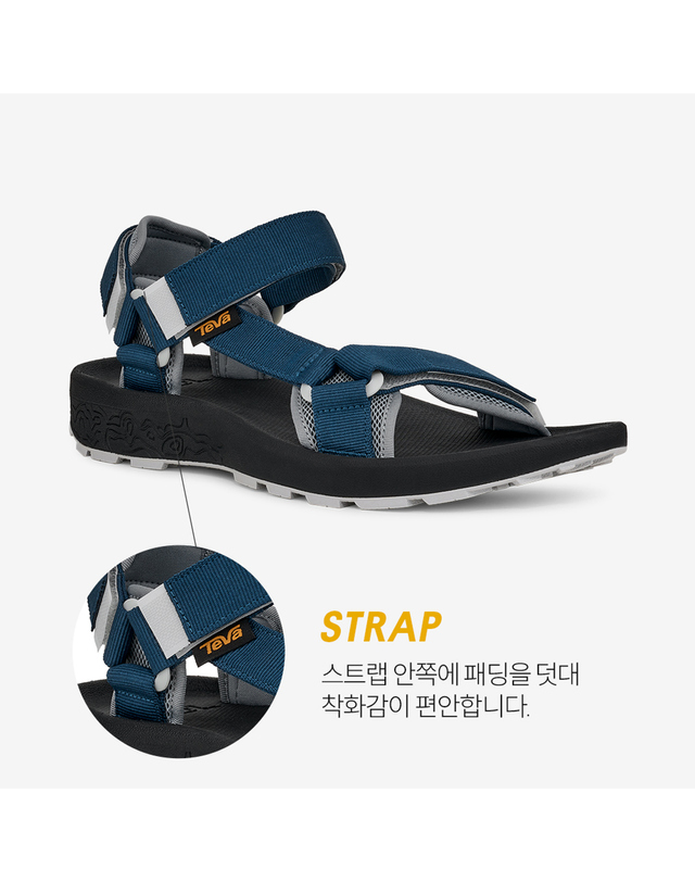 테바 [본사공식] 남성 하이드라트렉 샌들 (BTT) STVM2610510-BTT 착용컷