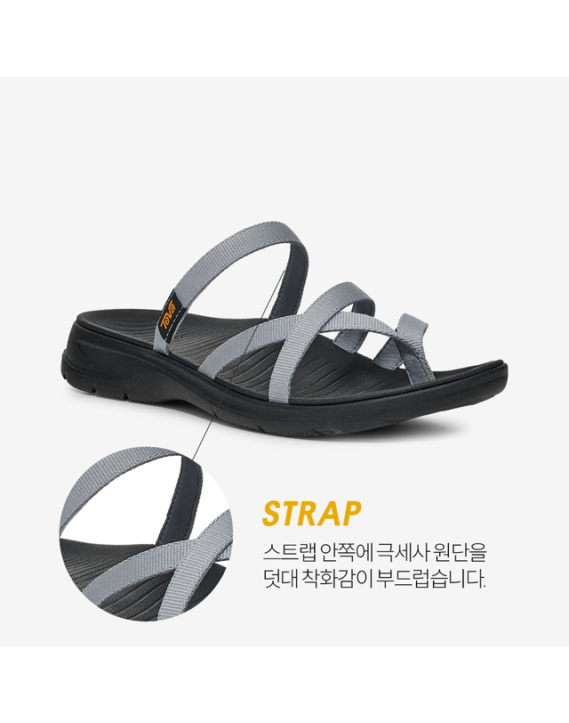 테바 [본사공식] 여성 티라트래블러 플립 (TDW) STVF2619490-TDW 착용컷