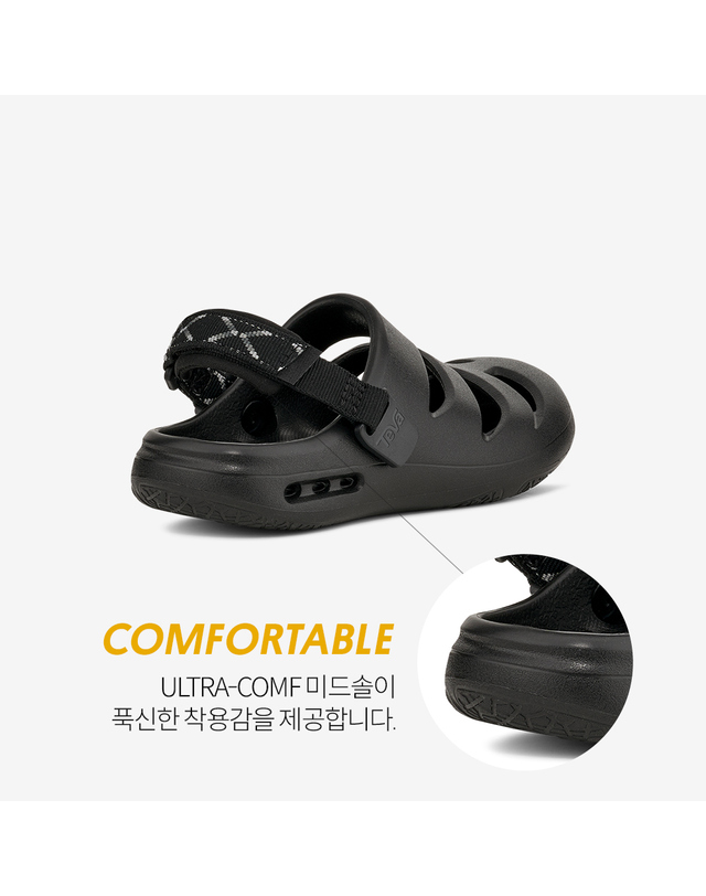 테바 [본사공식] 키즈 아프레아쿠아 CT (BLK) STVT261010C-BLK 착용컷