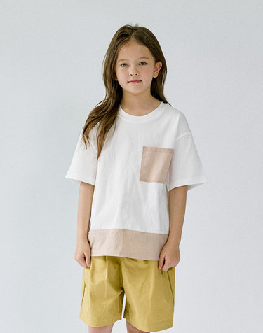 DILLAEARTH POCKET COLOURWAY SHORT-SLEEVED T-SHIRT WHITE