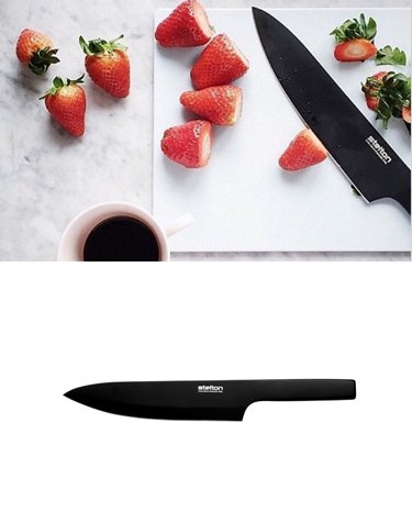 스텔톤 블랙 쉐프 나이프 (대)