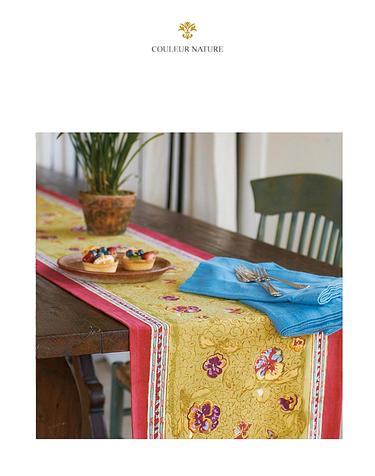 컬러네이처 테이블러너 식탁러너 체리골드 41x229cm