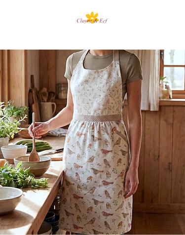 클레어앤에프 앞치마 아이린 버드 네이쳐