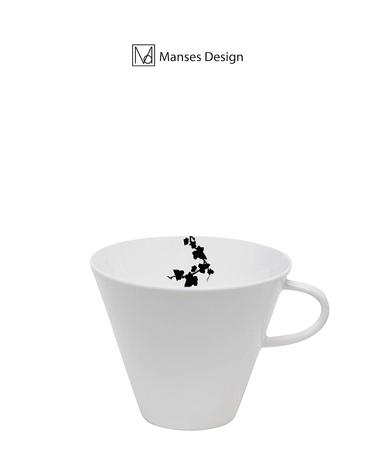 만세스 대용량 티컵 머그 아이비 600ml 북유럽 본차이나 홍차잔