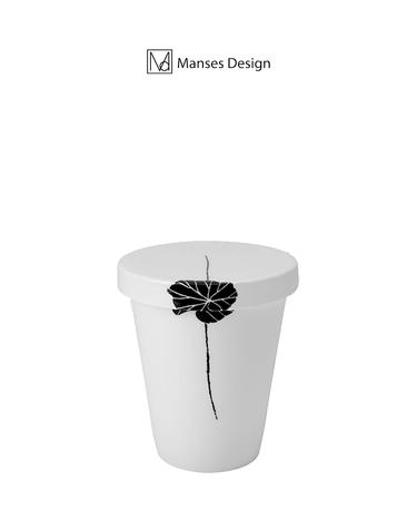 만세스 디자인 머그잔 연잎 라운드 예쁜 본차이나 컵세트 350ml