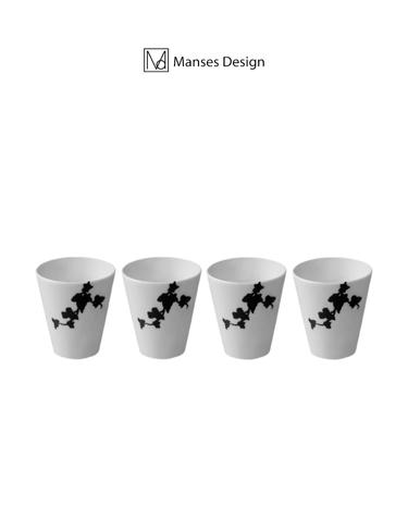 만세스 블랙 아이비 에그컵(4p/1set)