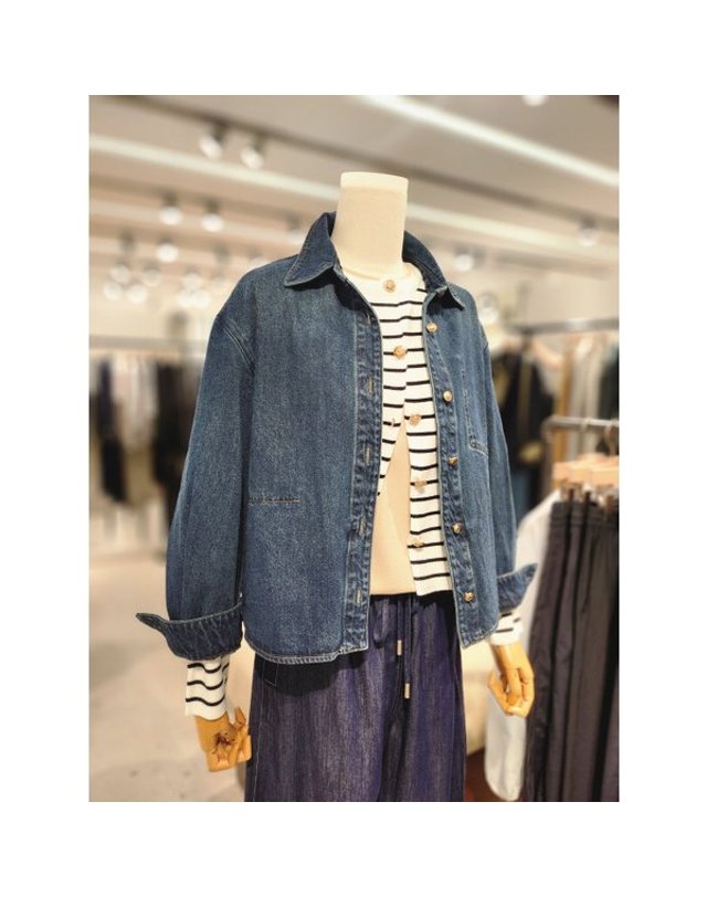 비씨비지 [갤러리아] [26/F/W] 데님 자켓 (B6W9B470) 착용컷