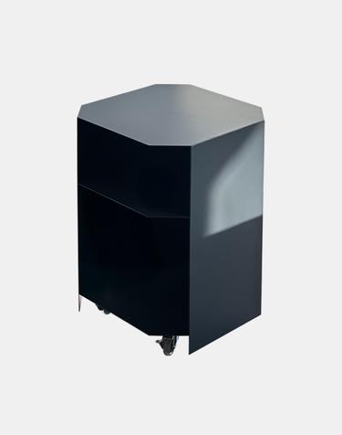 ［에이피알론드］ OCTO trolley & side table / charcoal grey 옥토 트롤리 사이드 테이블 차콜 그레이