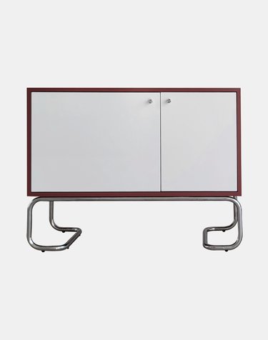 ［에이피알론드］GADO cabinet red brown & white / 가도 캐비닛 수납장