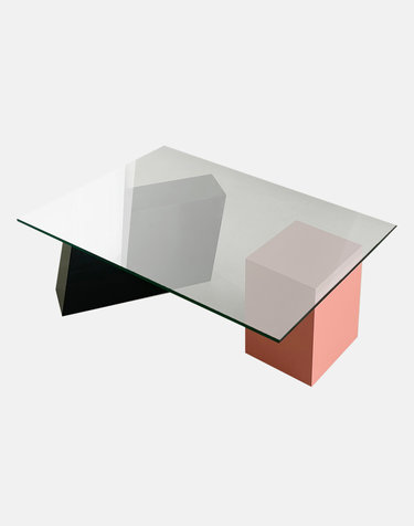 ［에이피알론드］CONCRET A side table / 콘크리트 A 사이드 유리 거실 소파 테이블