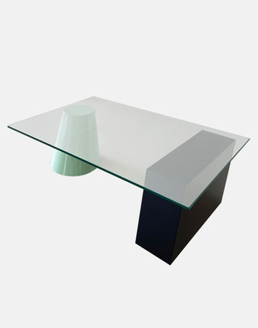 ［에이피알론드］CONCRET B side table / 콘크리트 B 사이드 유리 거실 소파 테이블