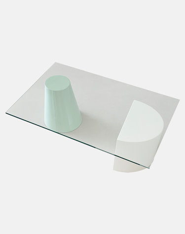 ［에이피알론드］CONCRET E side table / 콘크리트 E 사이드 유리 거실 소파 테이블