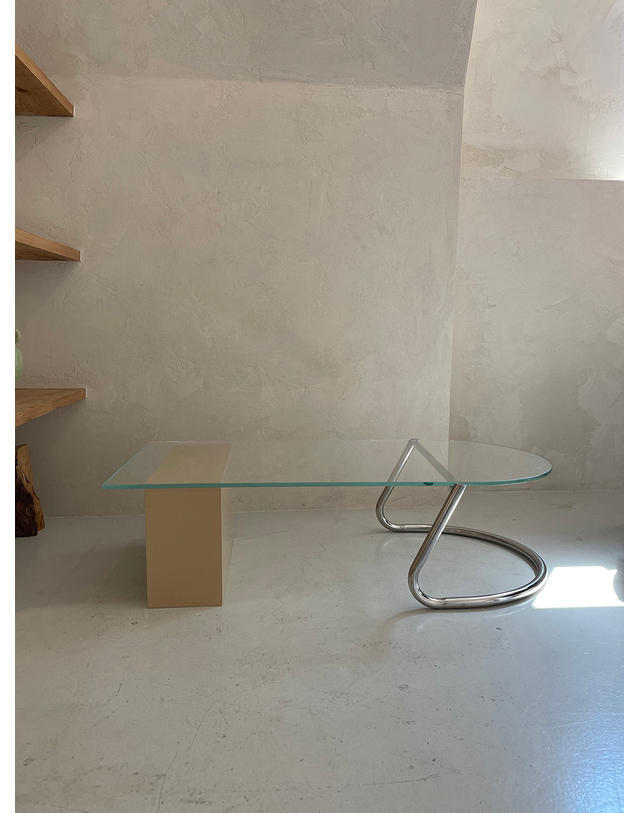 에이피알론드 ［에이피알론드］RONDIR sofa table / sand series 론디르 소파 테이블 샌드 착용컷