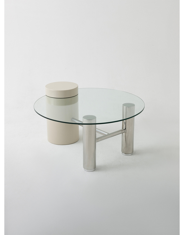 에이피알론드 ［에이피알론드］VENNDIA coffee table / nude 벤다이어 커피테이블 누드 아이보리 착용컷