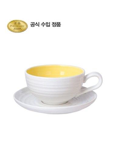 소피 콘란 컬러팝 티컵 앤 소서 0.2L 썬샤인 1인조