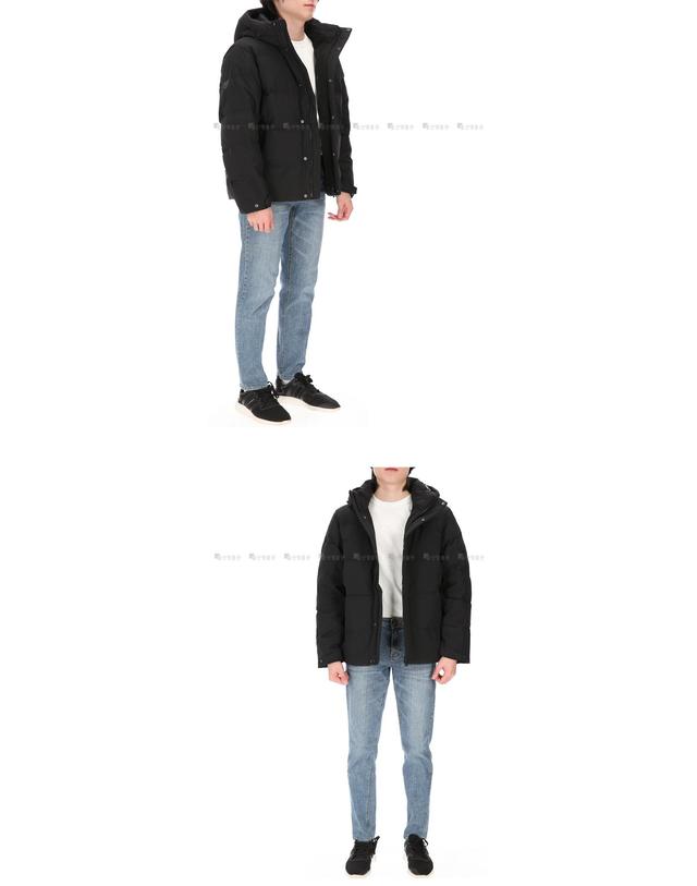 듀베티카 듀베티카 레스키 VUDJ12046K0001 BKS 구스 다운 숏 패딩 점퍼 착용컷