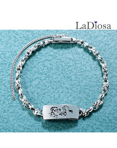 라디오사 18K 남성팔찌 G18D-9819BL