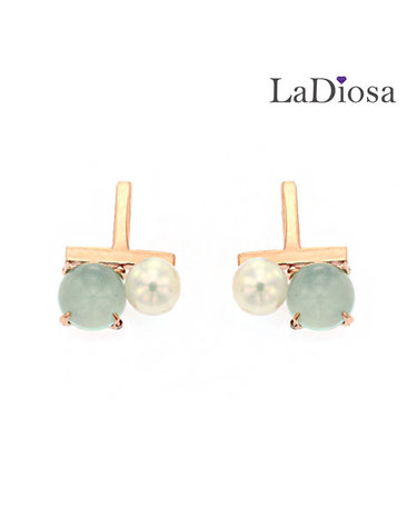 라디오사 18K 진주 귀걸이 LK18JJ-5192E