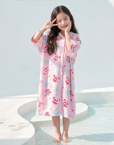  캐치티니핑 하츄핑 하트 후드 로브 가운PK_0G1AW50043