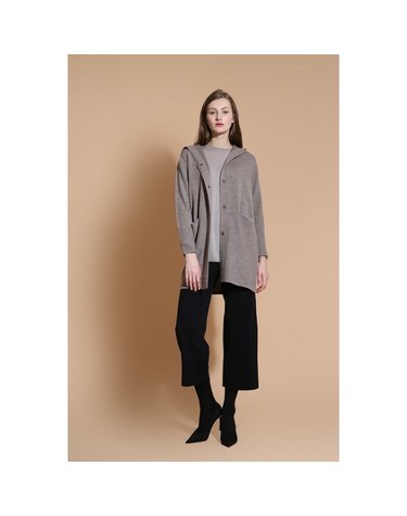 [갤러리아] FURINA 휴리나 캐시미어블렌드 후디 가디건 니트코트