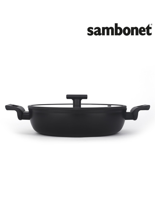 삼보넷 [삼보넷] 더블인덕션 타이탄 프로 전골 냄비 28cm 착용컷