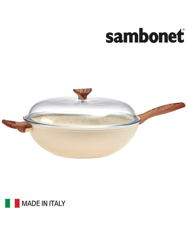 [삼보넷] 락앤로즈 WOK 32cm (소프트 로즈)