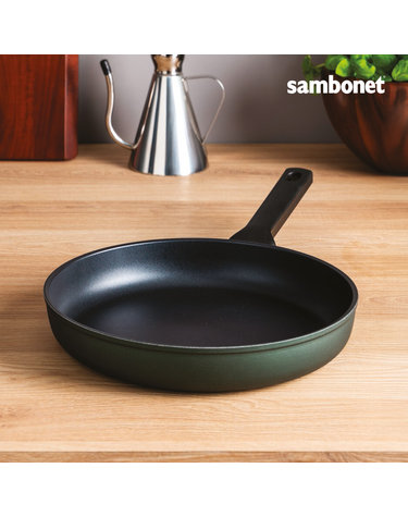 [삼보넷] 더블인덕션 타이탄 프로 그린 세라믹 프라이팬 28cm