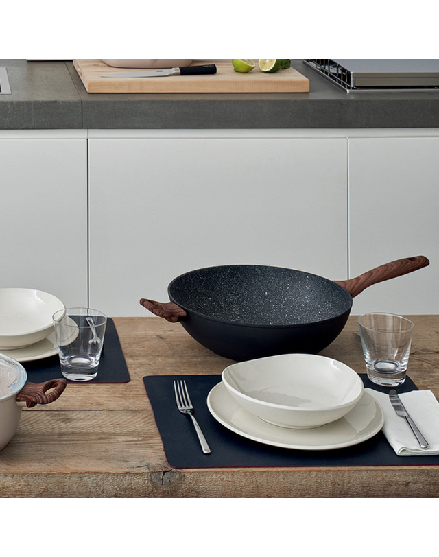 삼보넷 [삼보넷] 락앤로즈 WOK 32cm (블랙) 착용컷
