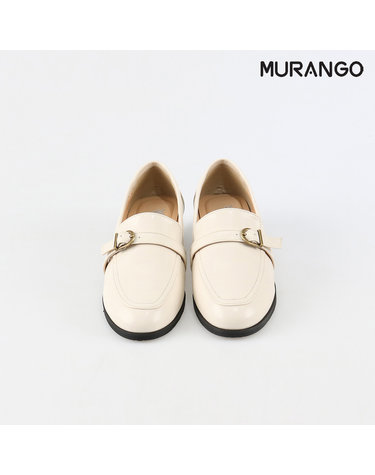 머랭고 소가죽 소가죽로퍼 아이보리 3cm (M23S07LIV)
