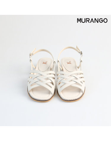 머랭고 소가죽 발리무드 스트랩샌들 아이보리 2cm (M23M10LIV)