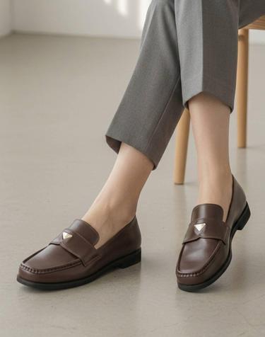 소가죽 리얼 페니로퍼 2cm M23F04BR