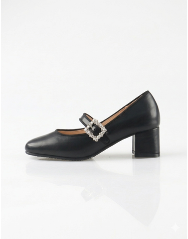 소가죽 소프트 메리제인 펌프스 4cm M23F09