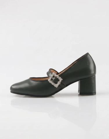 소가죽 소프트 메리제인 펌프스 4cm M23F09GN