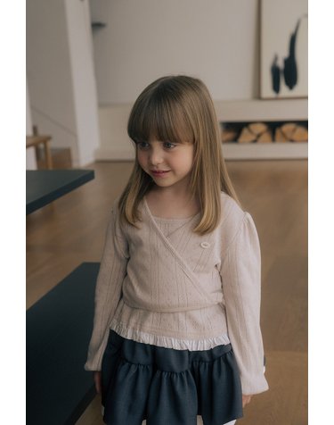 엘로디 가디건 세트(Beige eyelet)