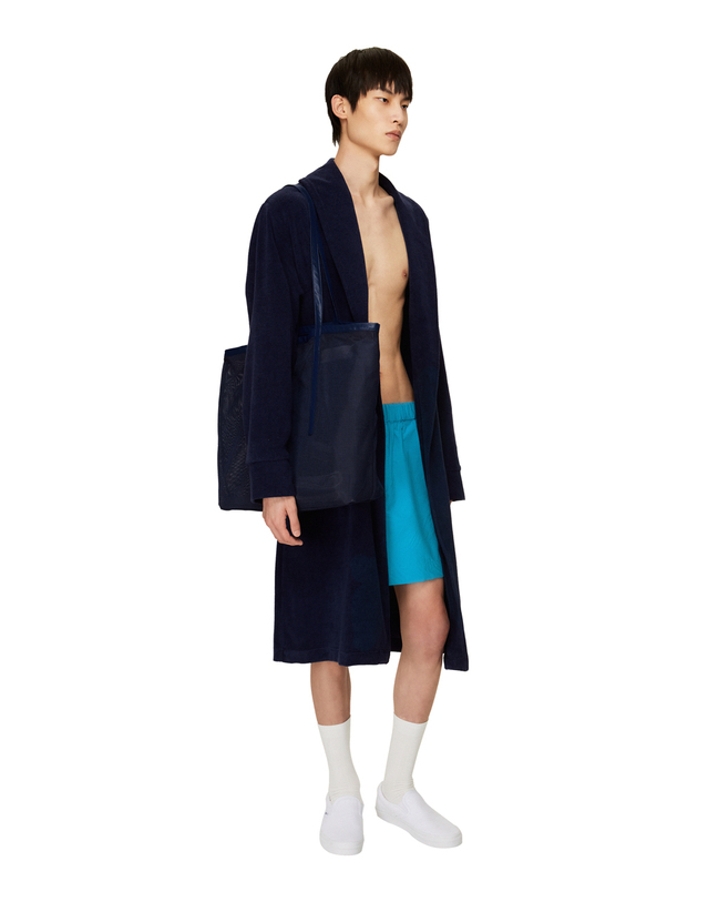 씨피티에스 UNISEX COMFY ROBE_NAVY 착용컷