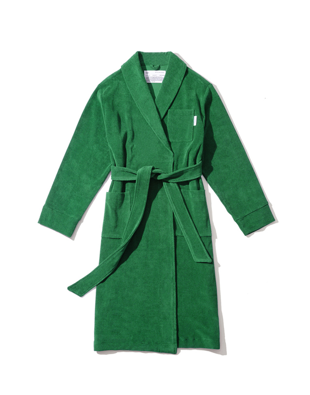 씨피티에스 UNISEX COMFY ROBE SETS_GREEN 착용컷