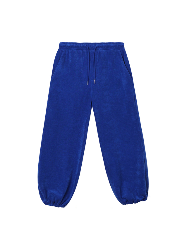 씨피티에스 COMFY TERRY LONG PANTS_BLUE 착용컷