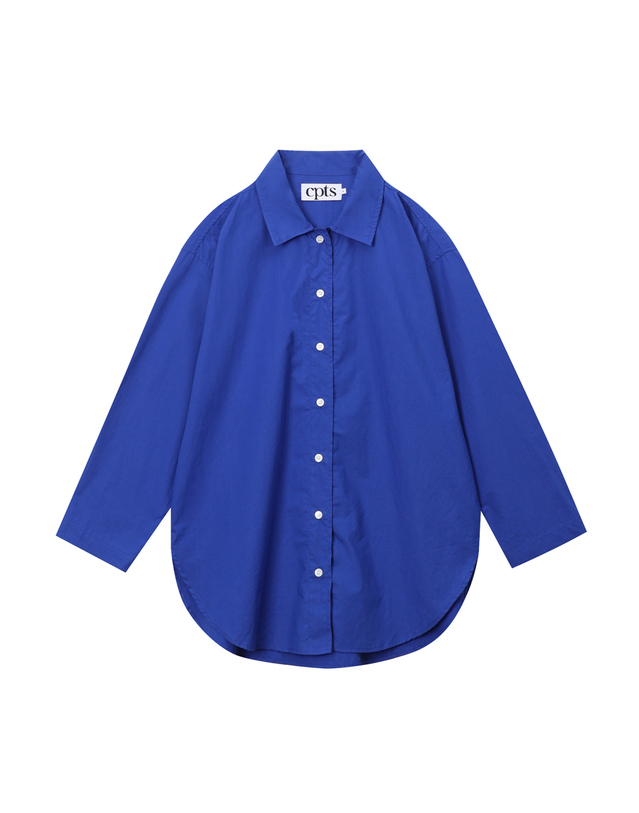 씨피티에스 POPLIN SHIRTS PAJAMAS_BLUE 착용컷
