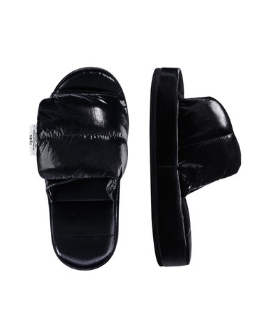 LIGHT CUSHIONED OFFICE & ROOM SHOES_BLACK