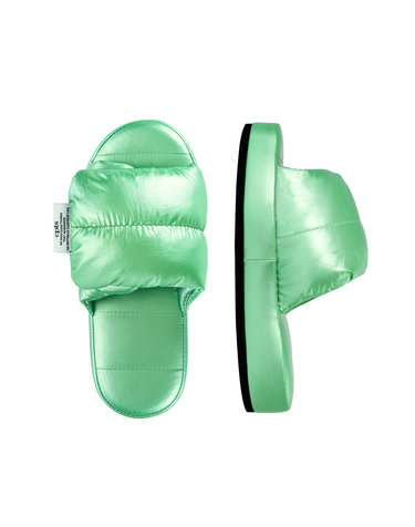 LIGHT CUSHIONED OFFICE & ROOM SHOES_MINT GREEN