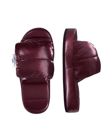 LIGHT CUSHIONED OFFICE & ROOM SHOES_BURGUNDY