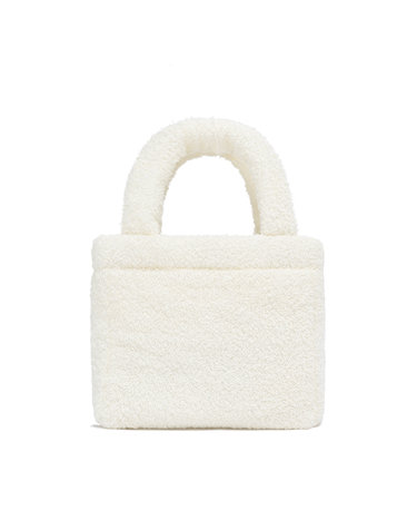 TOWELING SQUARE MINI BAG_IVORY