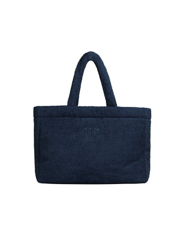TOWELING SQUARE BAG_NAVY