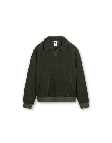 CLASSIC TOWELING POLO SHIRTS_KAHKI