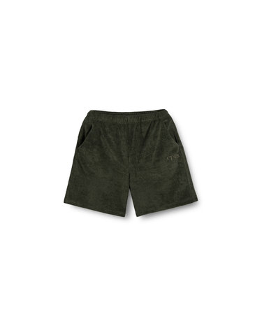 CLASSIC TOWELING HALF SHORT_KAHKI