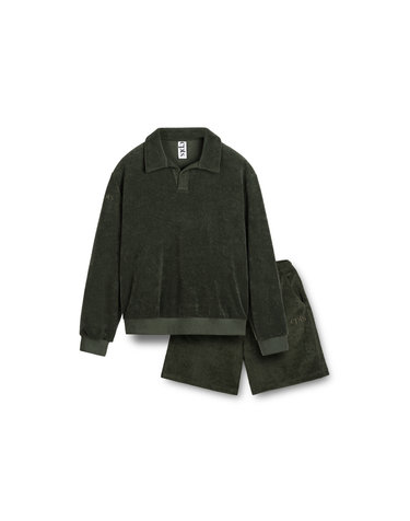 CLASSIC TOWELING POLO SETS_KAHKI