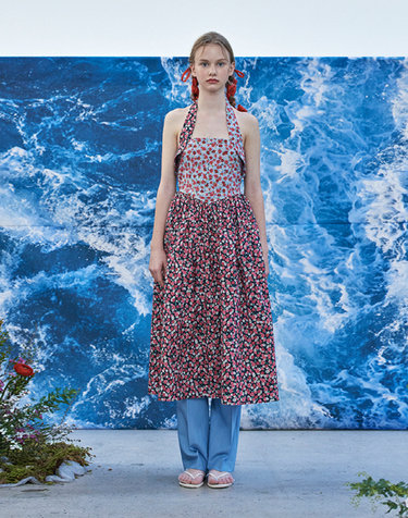 [22SS] Cancan Halter Dress - Flower