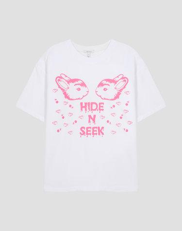HIDE N SEEK Printing Box Top WHITE WBCSTP013WH