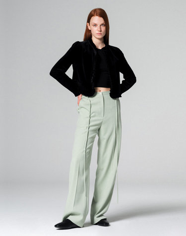 Comfy wide-fit pants MINT WBCFPA003MT